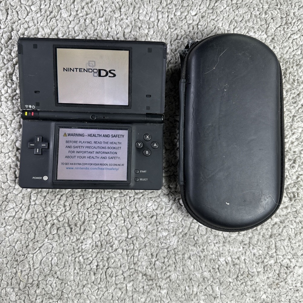 Nintendo DSi Black Handheld System With 16gb Memory TESTED & WORKING (no Charger